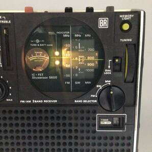 【10089】SONY ソニー ICF-5600 スカイセンサー マルチバンドレシーバー FM/AM ラジオ オーディオ 当時物 レトロ 通電OK ジャンク品の画像6