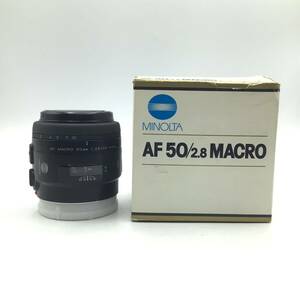 【10190】MINOLTA ミノルタ AF MICRO 50mm 1:2.8 マクロ レンズ　中古