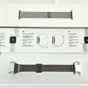★ 美品 送料無料 ★ Apple watch 正規品 ミラネーゼループ シルバー ステンレス 41mm 40mm 38mm アップルウォッチ 純正品 Applewatchの画像2