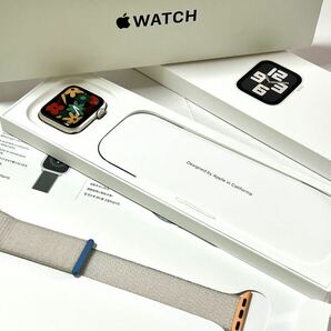 ★ほぼ未使用 24年3月購入★ Apple Watch SE 第2世代 40mm アップルウォッチ スターライト アルミニウム GPS 純正品 スポーツループの画像1