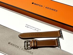 ★ 未使用に近い ★Apple Watch Hermes フォーヴ シンプルトゥール レザーバンド 38mm 40mm 41mm アップルウォッチ エルメス ストラップ