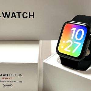 ★即決★ Apple Watch Series 6 Edition チタニウム スペースブラック Titanium 44mm アップルウォッチ GPS Cellular エディション チタンの画像1