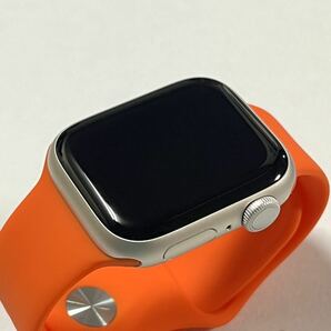 ★美品 製品保証あり★ Apple Watch Series 9 41mm アップルウォッチ スターライト アルミニウム GPS バッテリー100% 新品社外バンド付きの画像7