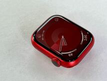 ★ 美品 バッテリー100% ★ Apple Watch Series 8 41mm PRODUCT RED アップルウォッチ レッド アルミニウム GPS 純正品 スポーツループ_画像6