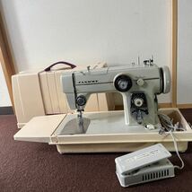 ジャノメ ミシン MODEL 680 JANOME 裁縫道具 ハンドクラフト 手工芸 ケース/フットペダル 付き_画像1