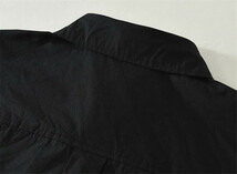 半袖シャツ　夏服　サマーシャツ　メンズ*新品　トップス　カジュアルシャツ　切替【M8059】黒　M_画像6
