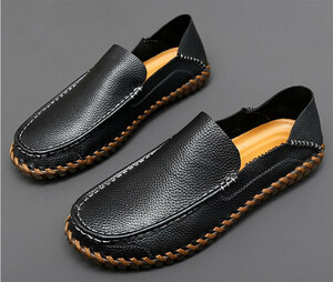  slip-on shoes Loafer driving shoes new goods * men's outdoor shoes casual shoes man shoes [8307] black 24cm