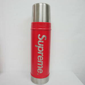 【1円】良好 国内正規 Supreme×STANLEY スタンレー 19AW 19FW 20 oz. Vacuum Insulated Bottle ステンレスボトル 水筒 Red レッド 赤 Freeの画像1