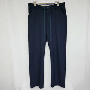 【1円】使用感有り 国内正規 SUNSEA サンシー 19SS SNM BLUE TEKETEKE PANTS スーパーナイスマテリアル テケテケパンツ スラックス NAVY 3