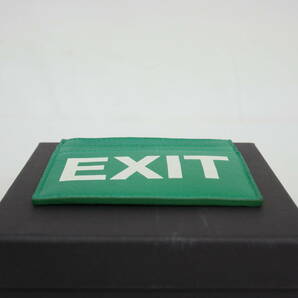セット 未使用 入手困難 VETEMENTS ヴェトモン アーカイブ デムナ期 18SS カードケース カードウォレット Exit Print WSS18AC10 Green 緑の画像5