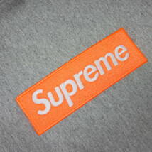 【1円】良好 国内正規 Supreme 17AW 17FW Box Logo Hooded Sweatshirt ボックスロゴパーカー フーディー Heather Grey ヘザーグレー M_画像3