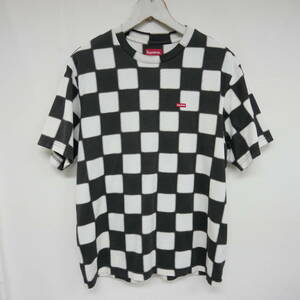 【1円】良好 国内正規 Supreme 20SS Small Box Tee スモールボックスTシャツ Checkerboard チェッカーボード チェッカー 黒白 S