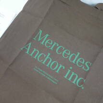【1円】未使用 国内正規 Mercedes Anchor Inc メルセデスアンカーインク TOTE BAG ロゴ トートバッグ BROWN ONESIZE FREE_画像3