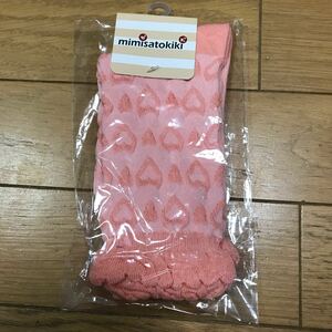 新品未使用MISATOMIKI靴下19～21cm ピンク