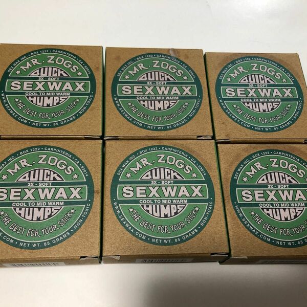 SEX WAXセックスワックス6個セット