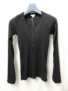 NUALAnala new goods unused Henley neckline XS size black 