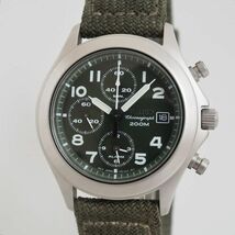 訳あり セイコー 7T62-0AH0 クォーツ クロノグラフ ミリタリー QZ SEIKO 腕時計_画像1