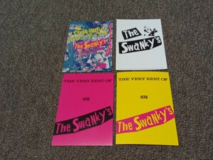 THE SWANKYS ポストカード 4枚セット スワンキーズ SPUNKY BOYS PUNK クラックザマリアン GAI 害 MOUSE SPACE INVADERS KWR CONFUSE RODEO