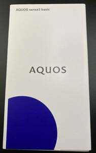 美品！送料込み！ AQUOS basic sense3 空箱 クイックスタートガイド