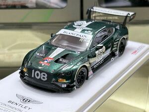 TSM MODEL 1/43 Bentley Continental GT3 #108 M-Sport Team Bentley 2019 Total 24 Hours of Spa [TSM430490]