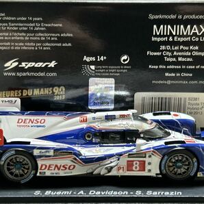 スパーク Spark 1/43 Toyota TS030 Hybrid No,8 - 2nd LM 2013 [S2381]の画像4