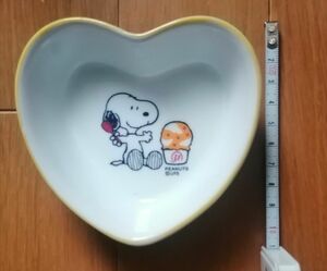 サーティワン 陶器小皿 ノベルティ　　SNOOPY スヌーピー