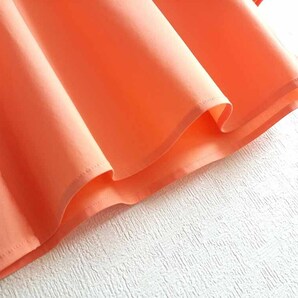 TO COLOR / トゥーカラー 綺麗色 イージーケア綿ポリ 袖レースブラウス 七分袖Ｍ/パステルサーモンオレンジの画像5