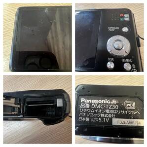 【4432】Panasonic パナソニック LUMIX DMC-TZ30 コンパクト デジタル カメラ コンデジ ジャンク品 パーツ取り品 バッテリー予備有の画像9