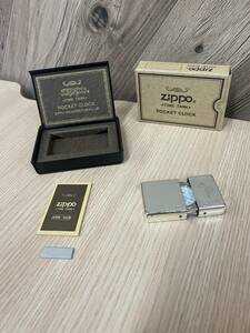 【4512】ZIPPO ジッポー 置時計 TIME TANK POCKET CLOCK 1994年製 ジッポー タイムタンク ポケットクロック VARGA GIRL　バーガ・ガール