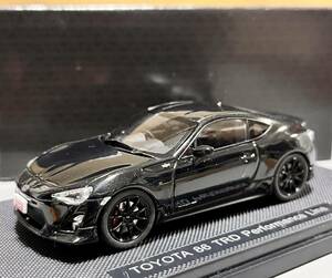 エブロ 1/43 TOYOTA 86 TRD Performance Line トヨタ 86 パフォーマンス ライン ブラック