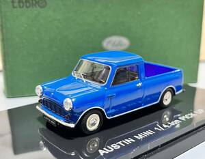 1円 スタート エブロ 1/43 AUSTIN MINI 1/4 ton PICK UP オースチン ミニ 1/4 ピックアップ トラック ブルー 