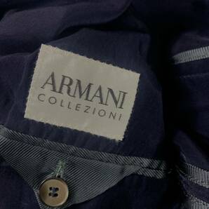 ARMANI COLLEZIONI アルマーニコレッツォーニ ネイビー テーラードジャケット YA6703の画像3