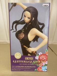 60サイズ 未開封 美少女フィギュア GLITTER＆GLAMOURS ワンピース NICO ROBIN KUNG FU STYLE ニコ・ロビン Aカラー プライズ