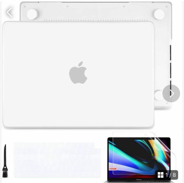 Batianda MacBook Pro 16 インチ ケース 超薄型 軽量 排気口 マックブック シェルカバー + 液晶保護