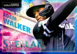 ウォーカー STELLAR NEWCOMER レギュラーカード サブセット H70 BBM 福岡ソフトバンクホークス ベースボールカード 2024 読売ジャイアンツ