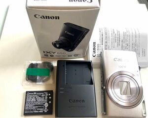 【新品同様☆超美品 箱・付属品有り】CANON IXY650 (シルバー)