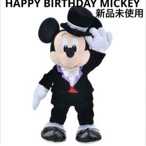 ディズニーストア ミッキー ぬいぐるみ HAPPY BIRTHDAY MICKEY ハッピーバースデー