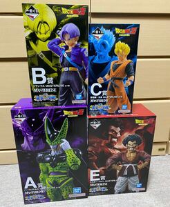 【1円スタート】新品未開封　一番くじ ドラゴンボール　未来への決闘　ABCE フィギュアセット　セル　サタン　トランクス　悟飯