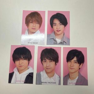 Hey! Say! JUMP 知念侑李 高木雄也 中島裕翔 八乙女光 薮宏太 データカード