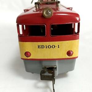 KTM 自由形電気機関車 ED100 赤 走行します 箱無。の画像6