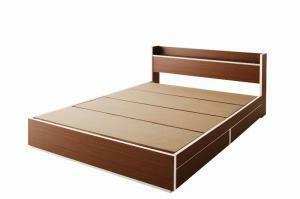  modern design *bai color _ shelves * outlet attaching storage bed bed frame only semi-double 