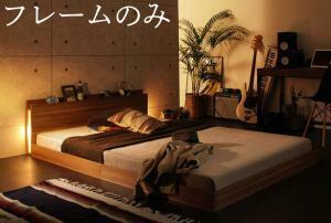  new life recommendation. 10 hundred million jpy ... floor bed series bed frame only modern light * outlet attaching semi-double 