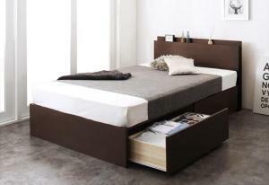 収納付きベッド シングルベッド セミダブルベッド 収納 収納付き 収納ベッド 大容量 ゼルトスプリングマットレス付き ダブル 組立設置付