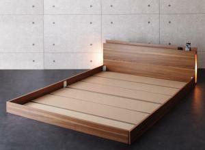  slim modern light attaching floor bed bed frame only semi-double 