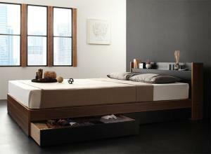  shelves * outlet attaching storage bed standard pocket coil with mattress double construction installation attaching 