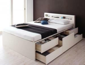  customer construction shelves * outlet attaching chest bed thin type standard bonnet ru coil with mattress double 