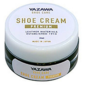 矢澤 YAZAWA SHOE CARE シュークリーム プレミアム ブラック 30mL footmate30283