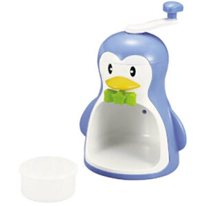 パール金属 クールズ ペンギンかき氷器 ブルー D-1368