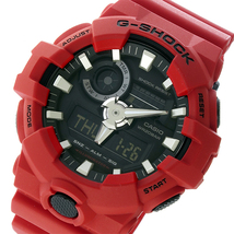 カシオ CASIO Gショック G-SHOCK Gショック G-SHOCK クオーツ メンズ 腕時計 GA-700-4A ブラック/レッド ブラック_画像1