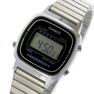 カシオ CASIO スタンダード STANDARD デジタル クオーツ レディース 腕時計 LA670WA-1 ブラック ブラック